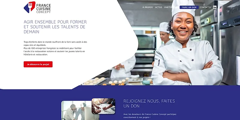 Aperçu du projet France Cuisine Concept