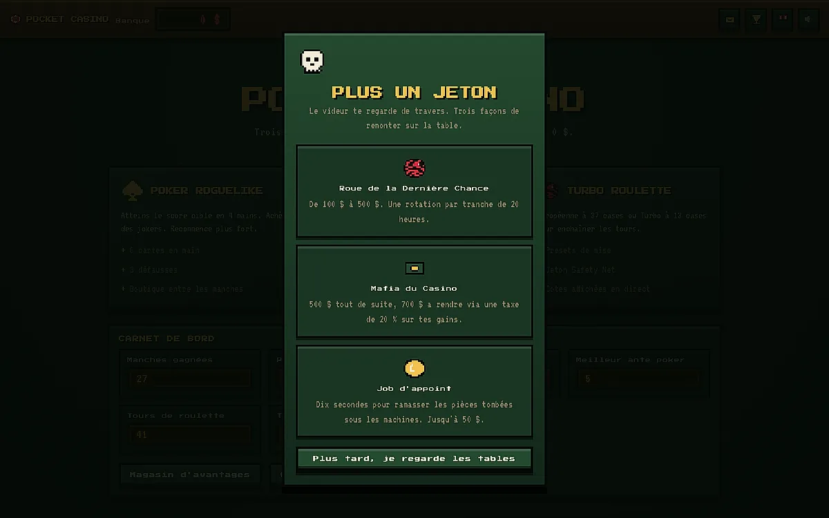 Pocket Casino, aperçu 9