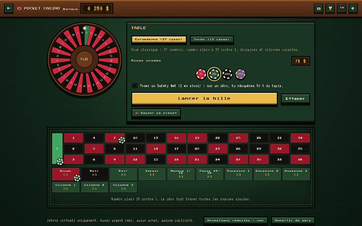 Pocket Casino, aperçu 4